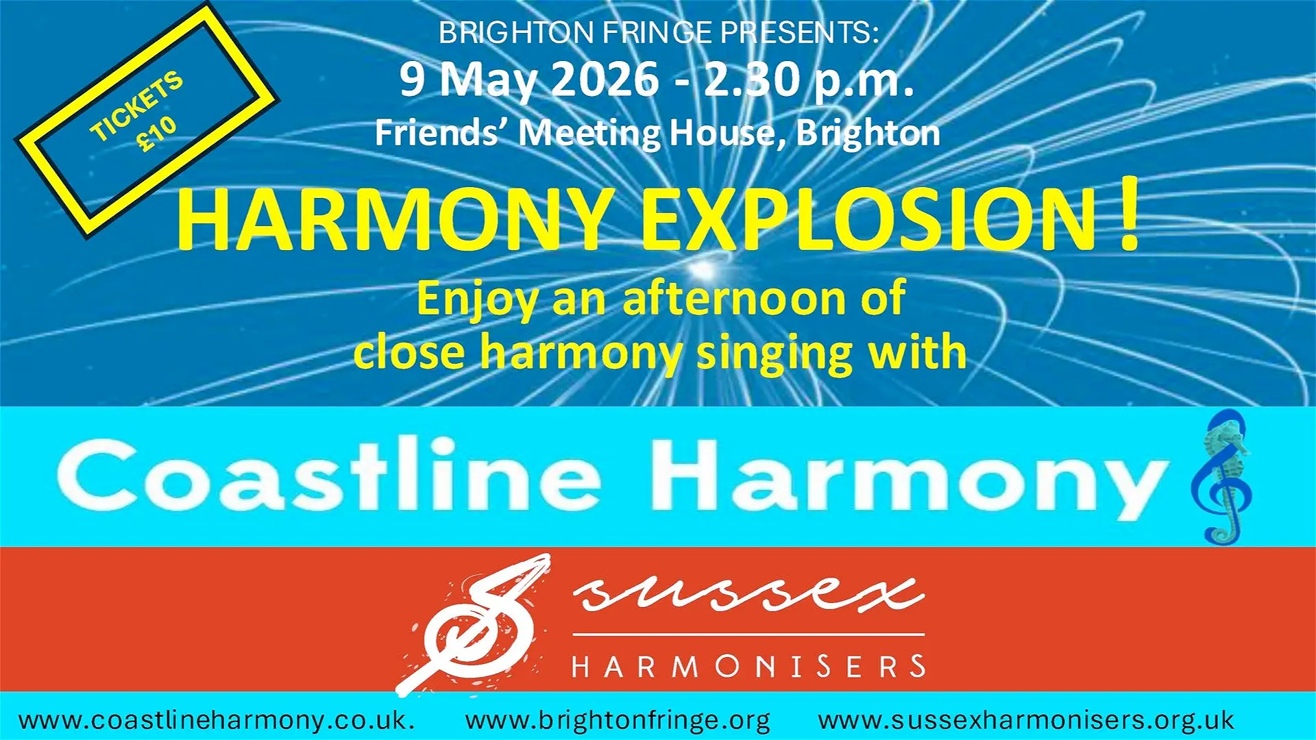 Coastline Harmony and Sussex Harmonisers Concert