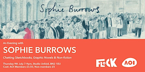 An Evening with SOPHIE BURROWS / Brighton illustrator meet-up / Flock